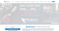 Desktop Screenshot of foreverbadplaas.co.za
